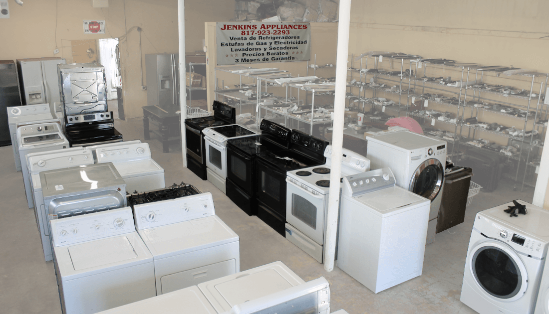 Jenkins Appliance Store buy parts and household appliances in Fort Worth
